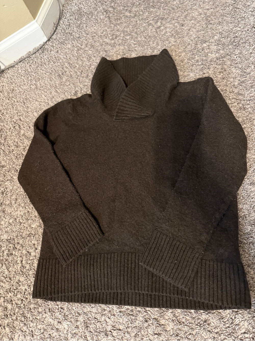 Brown Gap Boys Merino Wool Sweater size L